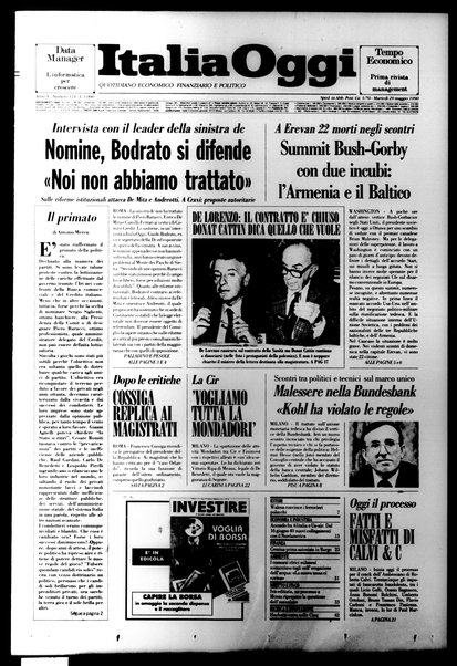 Italia oggi : quotidiano di economia finanza e politica